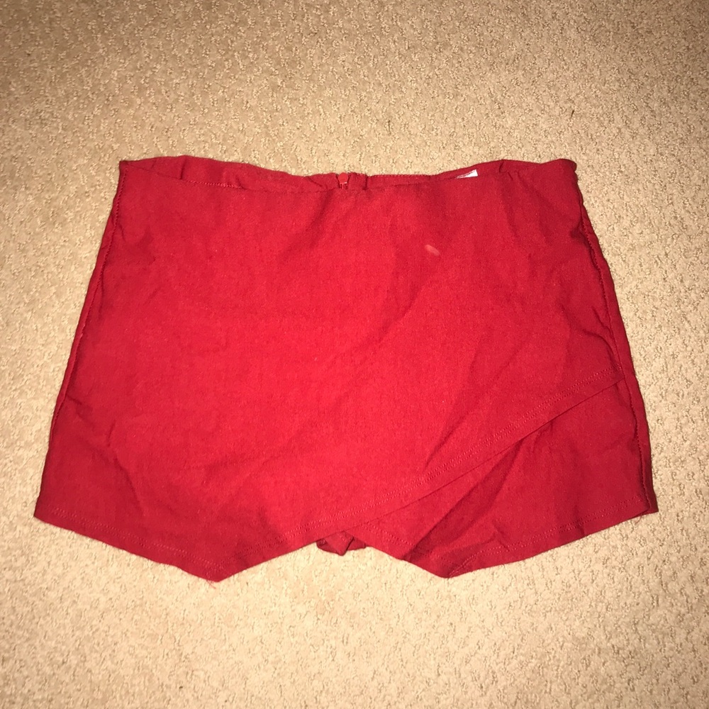 Red Envelope Skort